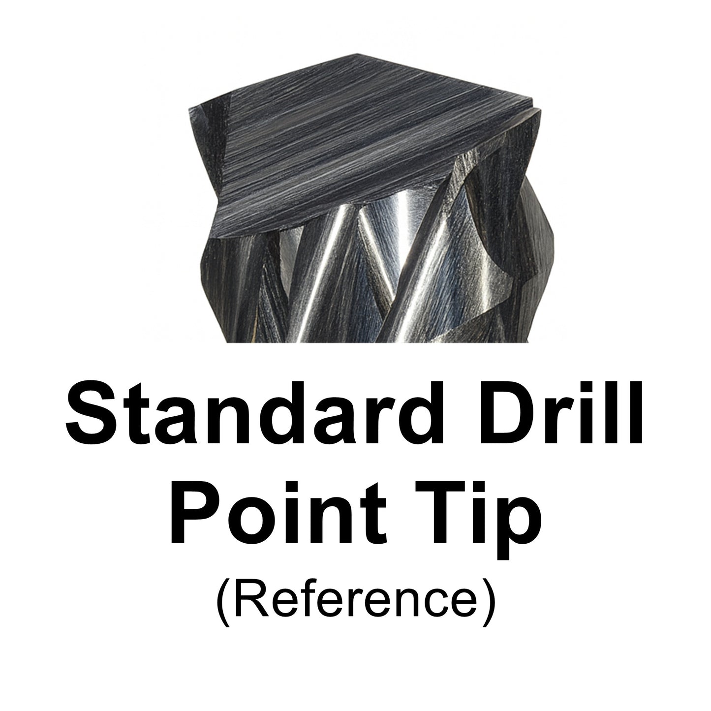 0.0551" (1.40mm) x .275" LOC Diamond Flute Carbide Router, Drill Point Tip, 1/8" Shank | R128