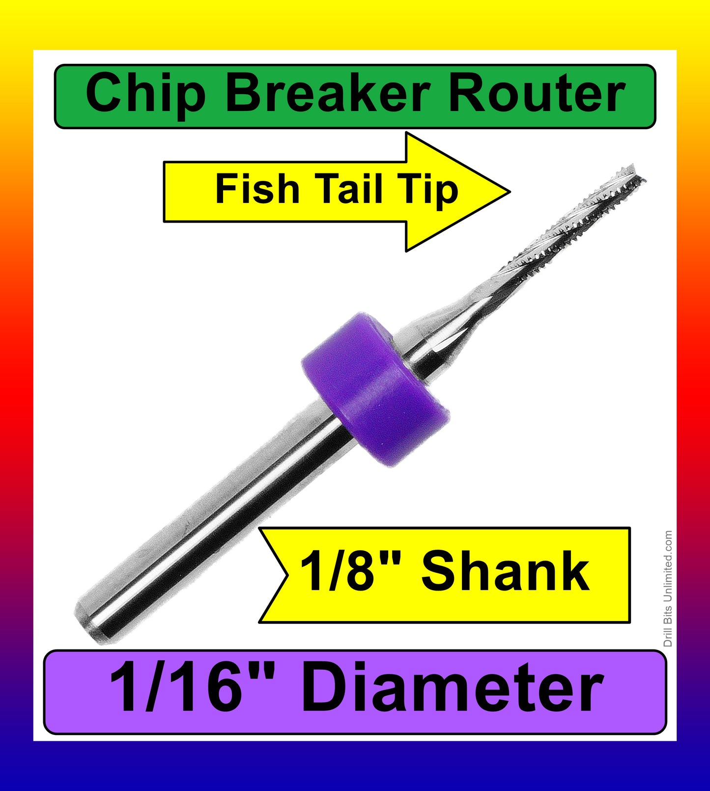 Chip Breaker Flute Routers - Lightly Used -  Choose Your Size(s) SUPER VALUE