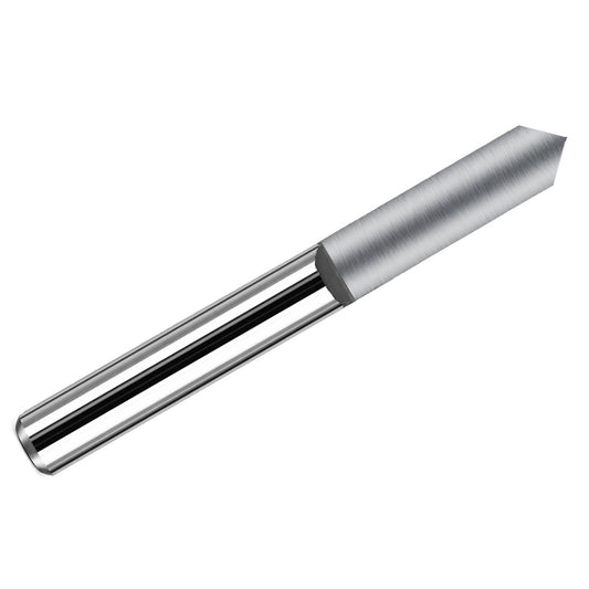 90 degree solid carbide V-bit CNC engraver with 1/8 inch shank