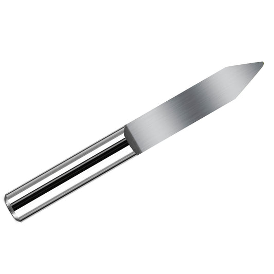 90 degree solid carbide V-bit CNC engraver with 1/8 inch shank