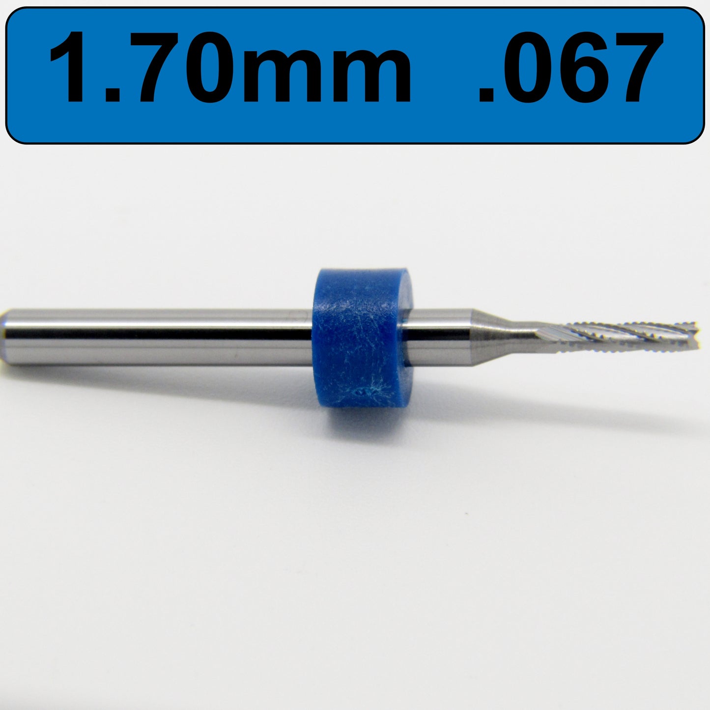 1.70mm .067" x .360" Depth Chip Breaker Carbide Router - Fishtail R163