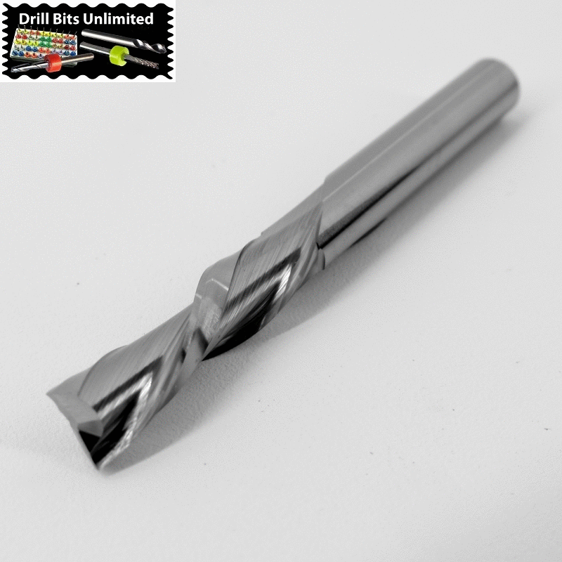 1/4" .250" x 1.00" LOC Two Flute Down Cut End Mill Made in USA M229