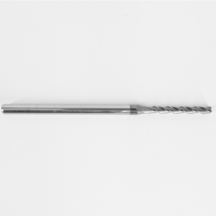.090" x .750" LOC Kyocera 1710 Solid Carbide AlTiN Coated, 3 Flute Stand. Length Square End Mill 1710-0900L750 K154