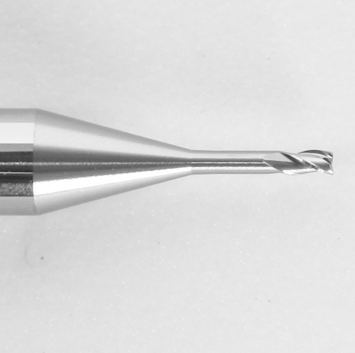 0.0300" x .156" LOC Carbide, Extended Reach Square End Mill 3 Flute 1742-0300.156 K136