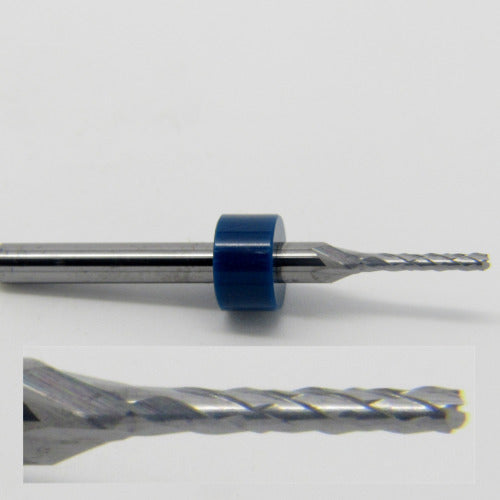 .055" 1.40mm x .276" LOC Diamond Flute Carbide Router - Fish Tail Tip AP-19