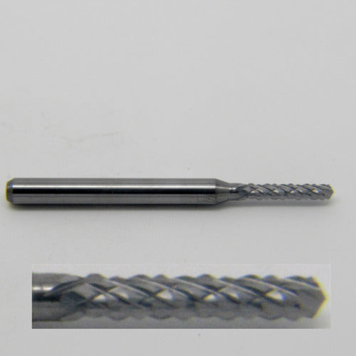 .078" 5/64" 2.00mm x .400" LOC Diamond Flute Carbide Router - Drill Point Tip AP-37
