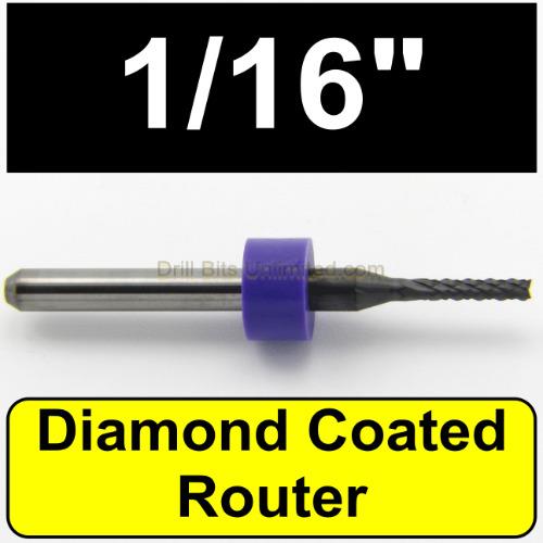 Diamond Coated Routers Excellent for Carbon Fiber – Drill Bits Unlimited