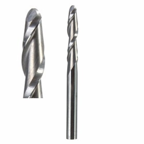 1/8" x .670" LOC Ball Nose Carbide  End Mill - Extended Flute Length M135