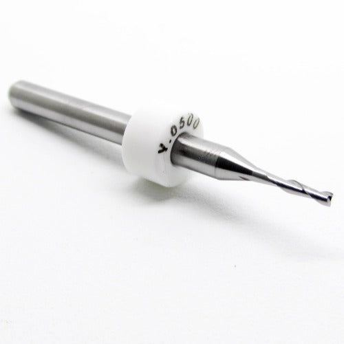 .050" x .200" LOC Two Flute Carbide End Mill Up Cut Square End K196