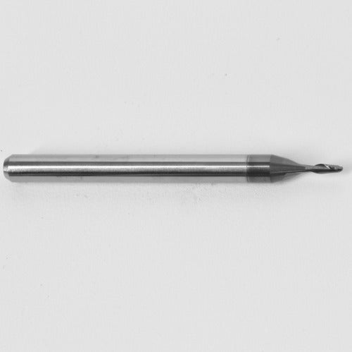 0.0440" 1.12mm Diameter Ball Nose End Mill, Carbide, AlTiN Coated, 1625-0440L132 K015