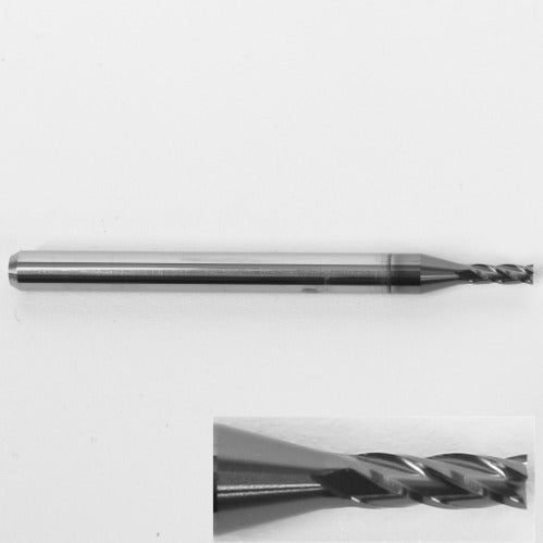 1.50mm .0591" x .177" LOC 4 Flute Carbide AlTiN Coated Square End Mill 1810-0591L177 K090