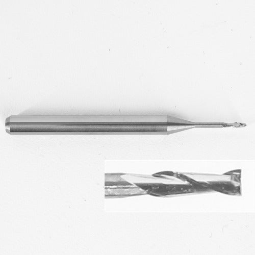 0.0350" Kyocera 1640 Solid Carbide 2 Flute Extended Reach Square End Mill 1640-0350.315 K142