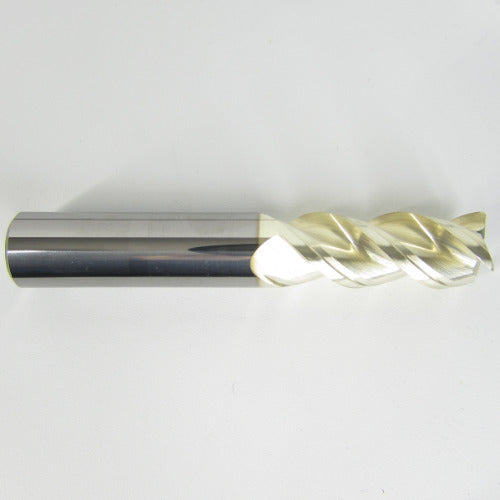 1/2" 3 Flute High Performance End Mill - Square End ZrN Coated K132