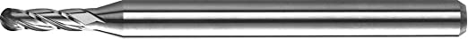 1/16" .0625" Diameter Ball Nose End Mill, Carbide, 4-Flute, Kyocera 1825-0625.188 K120