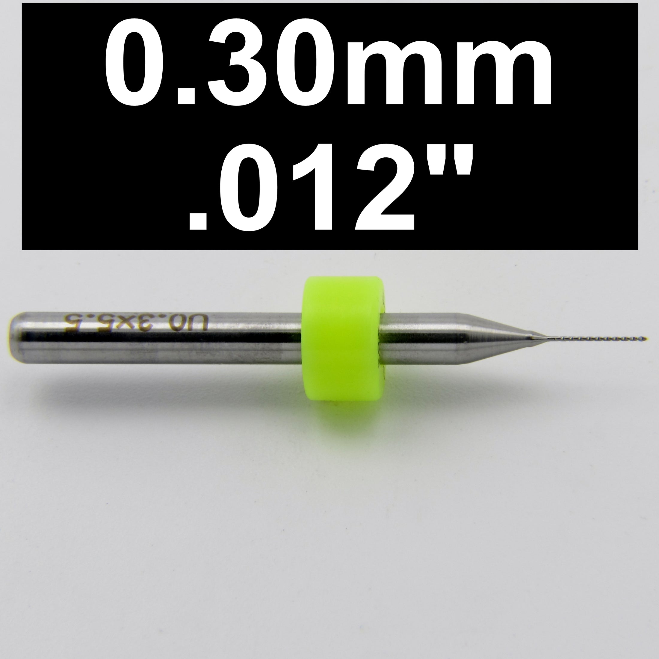 Two Pieces Each .006" .008" .010" .012" .0135" Carbide Drills S1