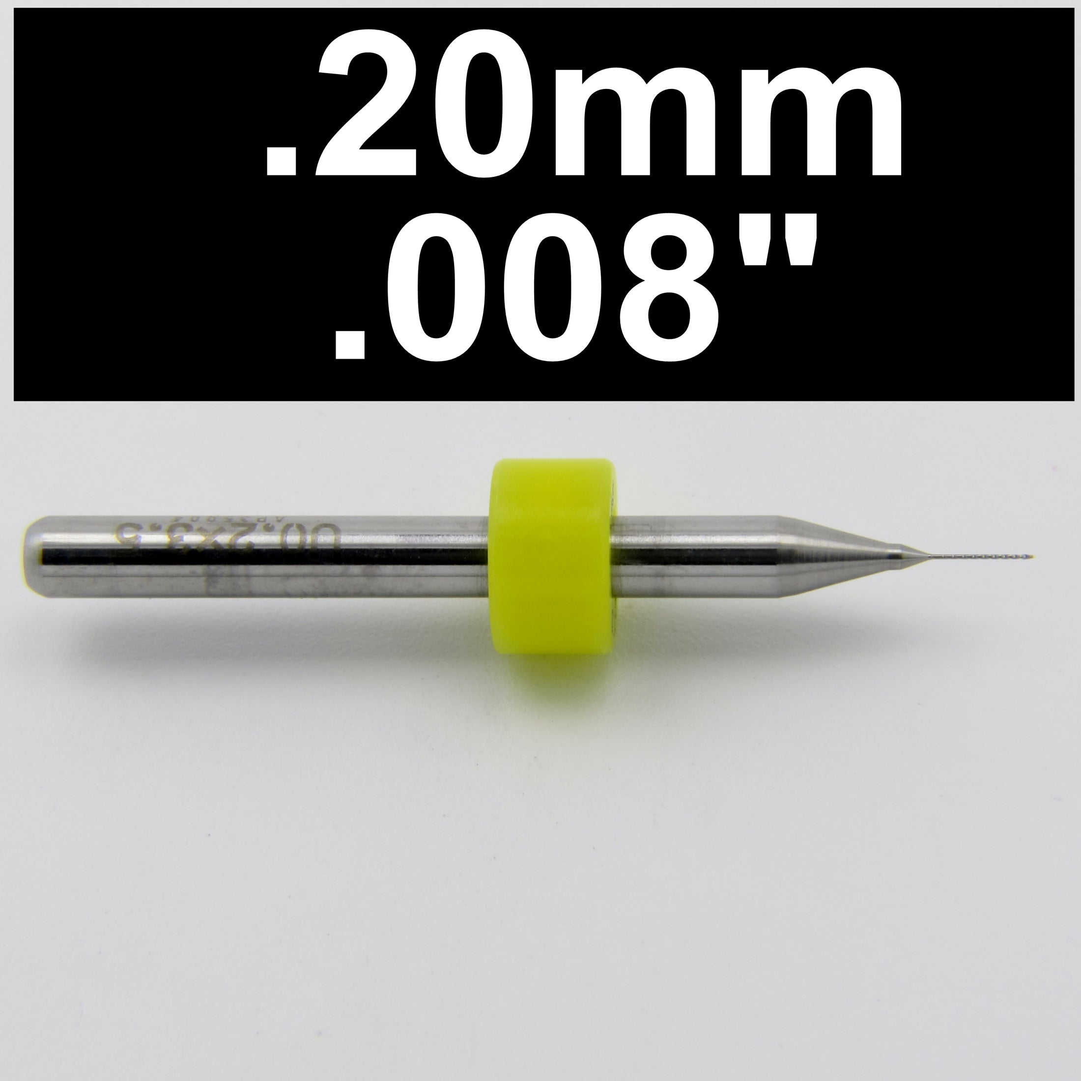 Two Pieces Each .006" .008" .010" .012" .0135" Carbide Drills S1